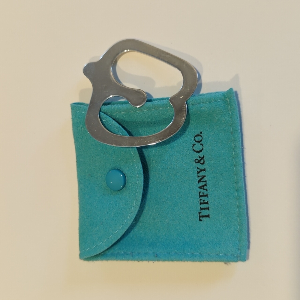 Tiffany Elsa Peretti Silver Apple Bookmark